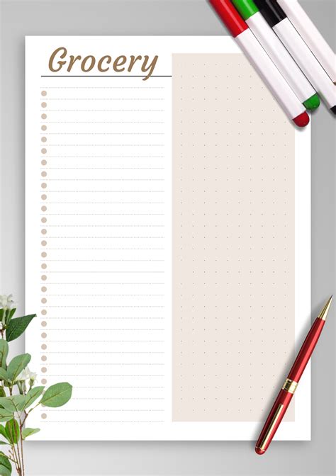 Printable Grocery List Template Grocery List Template Grocery List Images