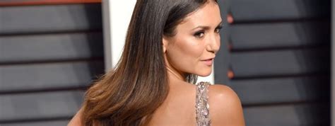 Nina Dobrev Half Naked For The Vanity Fair Oscar Party The Siver Times