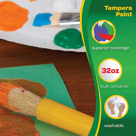 Crayola Washable Tempera Paint For Kids