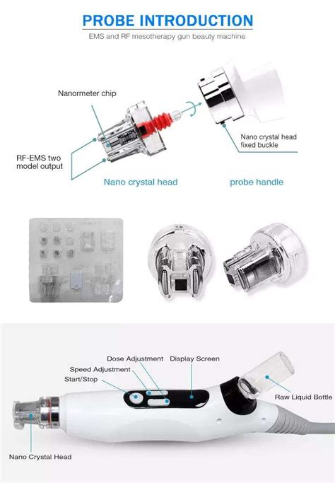 Needle Free Therapy Rf Device Ems Nano Serum Meso Injector Gun