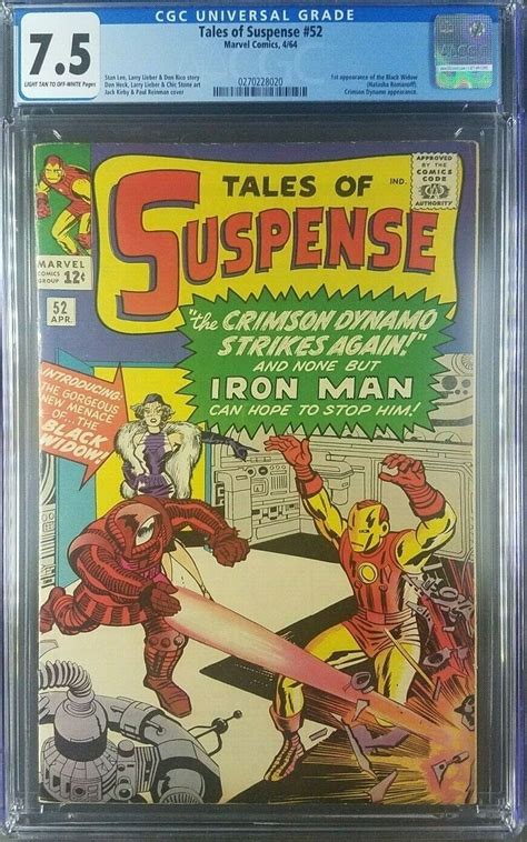 Tales Of Suspense 52 1964 CGC 7 5 VF 1st Black Widow Avengers