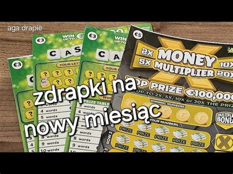 Zdrapki Na Nowy Miesi C Irish National Lottery Scratchcards Youtube