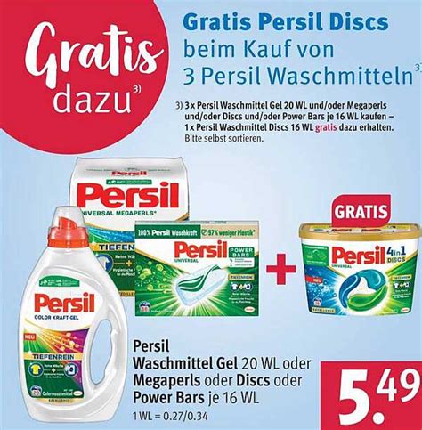 Persil Waschmittel Gel Oder Megaperls Oder Discs Oder Power Bars