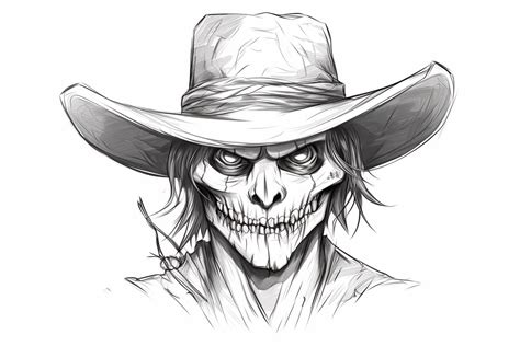 How to Draw a Scarecrow Face - Yonderoo