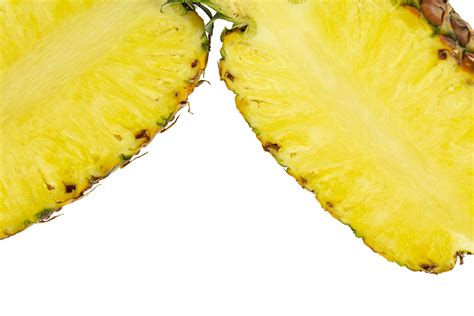 Yellow Juicy Ripe Pineapple Isolated Cut Out 10984831 Png