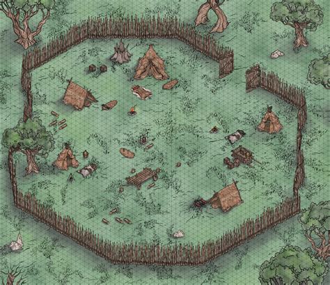 Dnd Bandit Camp Map