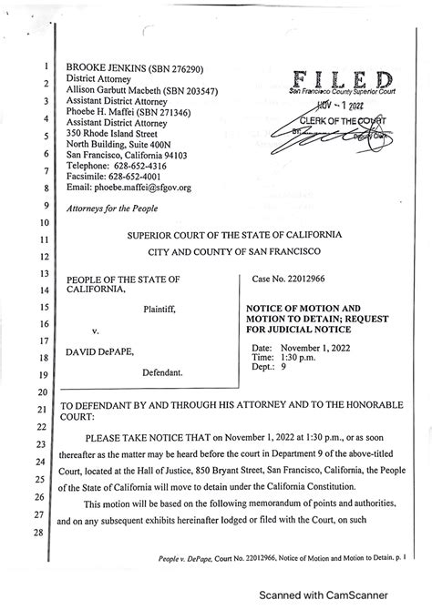 Read The David Depape Court Filing On The Paul Pelosi Attack The New