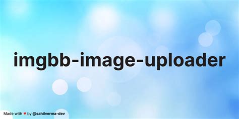 Github Sahilverma Devimgbb Image Uploader Imgbb Image Uploader Is A