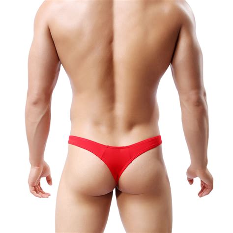 Men S Modal Low Rise Bikini Thong G String Briefs Tanga Underwear