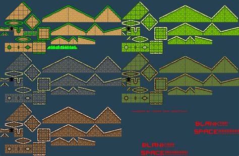 SNES - Super Mario World - Ground Tiles - The Spriters Resource