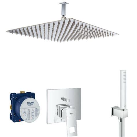 Grohe Eurocube Dusch Up Set Euphoria Cube Jowi Kopfbrause N Dl