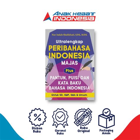 Jual Ultralengkap Peribahasa Indonesia Majas Plus Pantun Puisi Dan