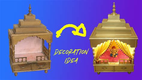 Temple Decoration Idea How To Decorate A Temple In Few Minutes Youtube