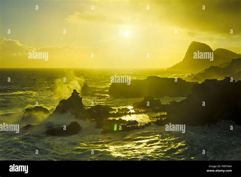 Kahakuloa Head, Maui at sunrise Stock Photo, Royalty Free Image ...