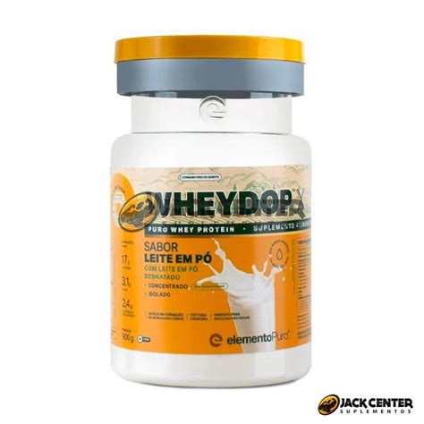 Whey Protein Wheydop X Elemento Puro 2LB 900g Leite em Pó