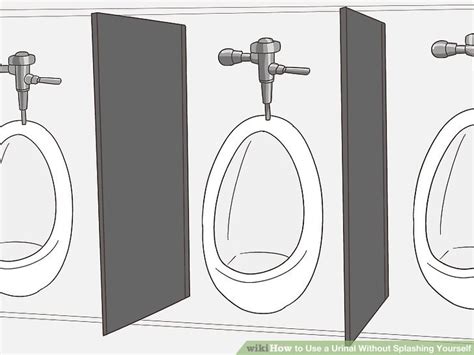 How To Use A Urinal Without Splashing Yourself 11 Steps