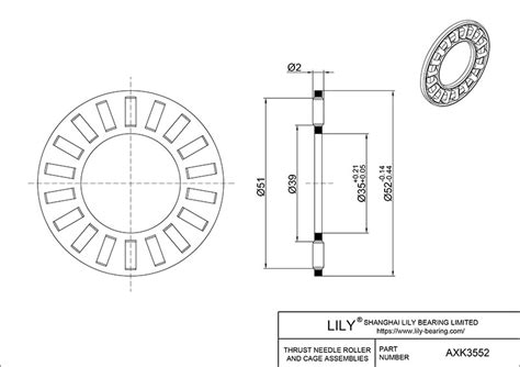 AXK3552 Needle Roller Thrust Bearings Cages Schaeffler INA