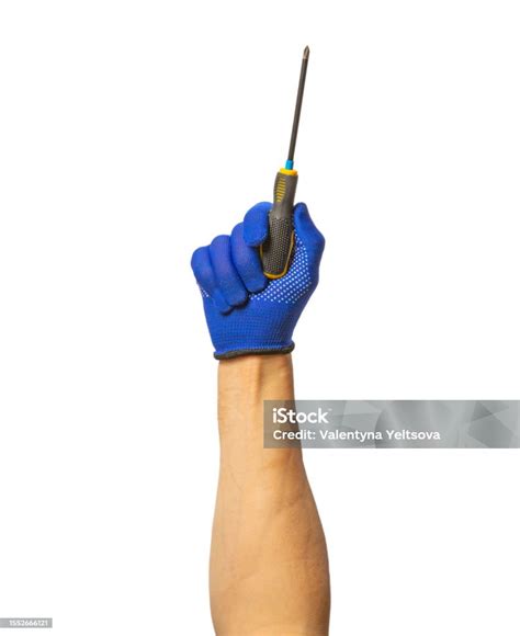 Electrician Electricians Hand With Tools Isolated On White Background Electricians Tool ...