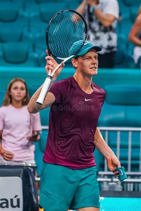 Jannik Sinner Of Italy Celebrates Victory After Quarter Final Match