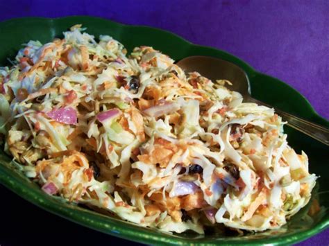 Coleslaw With Raisins And Sunflower Nuts Recipe Genius Kitchen