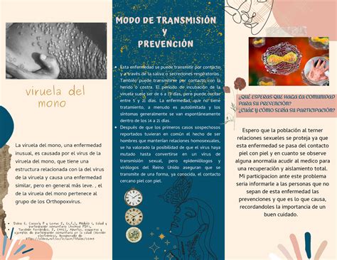 A16 EPTG Triptico Sobre La Viruela Del Mono De Desarrollo Humano Y