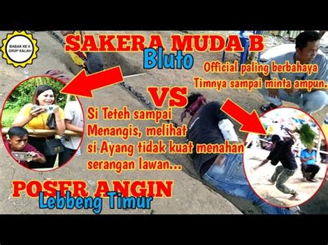 SAKERA MUDA B VS POSER ANGIN TARIK TAMBANG DI LAPANGAN JAKA TARUB