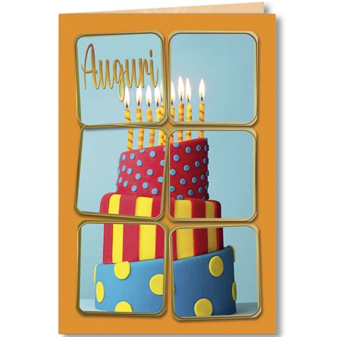 BIGLIETTO AUGURALE COMPLEANNO 11 5X17 COLLAGE CROMO DALMASSO 24