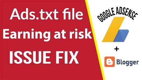 Earning At Risk How To Fix Ads Txt File In Blogger You Need To Fix Sime