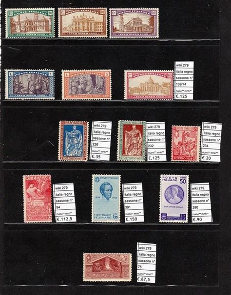 Italy Kingdom Selection Of The Kingdom Stamps And Cover Catawiki