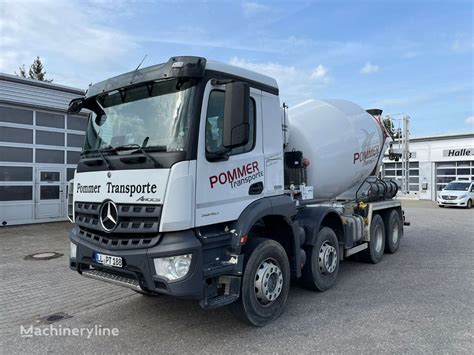 Stetter On Chassis Mercedes Benz Arocs 3240 Concrete Mixer Truck For