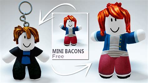 How To BE A FREE MINI BACON IN ROBLOX TUTORIAL KEYCHAIN PLUSHIE