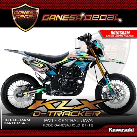 Jual Decal Sticker HOLOGRAM Motor Cross KLX Dtracker 150 New Fullbody