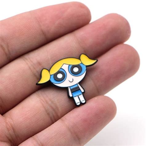 Powerpuff Girls Powerpuff Girls Pin Bubbles Pin Enamel Etsy