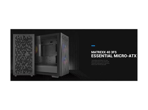 Deepcool Matrexx Fs With Full Size Tempered Glass Side Panel High