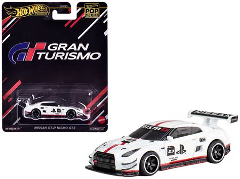 Hot Wheels Premium Nissan Gt R Nismo Gt Car And Truck Play Vehicles White Walmart