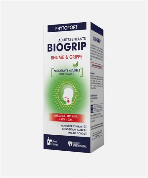 Biogrip Rhume Grippe Sirop Ml