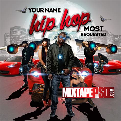 Mixtape Template Hip Hop Requested 5 Graphic Design MIXTAPEPSDS