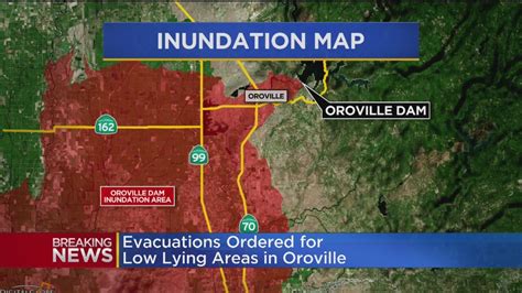 Oroville Dam Emergency Spillway Eroding Evacuations Ordered Youtube