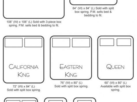 Cal King Size Mattress Dimensions / Difference Between King And ...