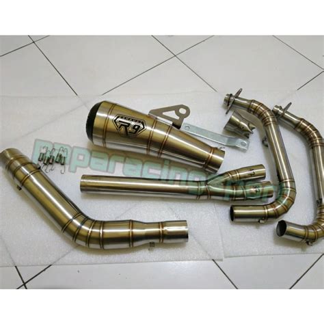 Jual Knalpot R9 GP Ninja 250 Fi R25 MT25 CBR250RR Z 250 Fi Fullsystem