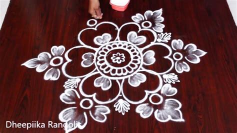 Muggulu Designs With Flowers With Dots : Do it your self offer: - Juratal