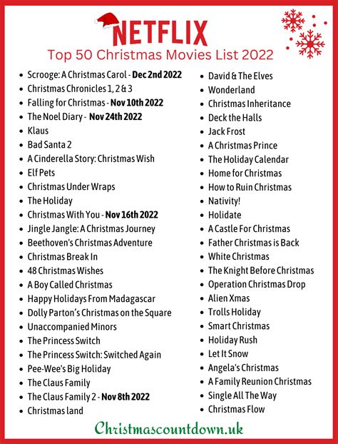 50 of the Best Netflix Christmas Movies for 2023