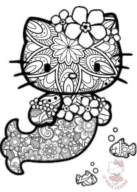 Mandalas Hello Kitty Para Imprimir Hello Kitty Coloring Pages Images