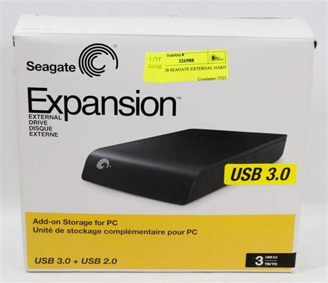 NEW 3TB SEAGATE EXTERNAL HARD DRIVE.