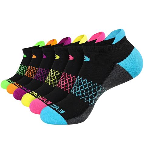 Eallco Womens Athletic Ankle Low Cut Socks Women Cushioned Tab Socks