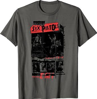 Amazon Sex Pistols Official Classic Photo Collage T Shirt