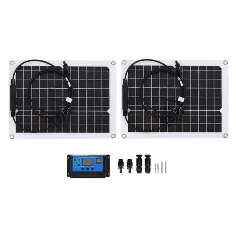 YOSOO Kit de panneau solaire Panneau Solaire Monocristallin Étanche