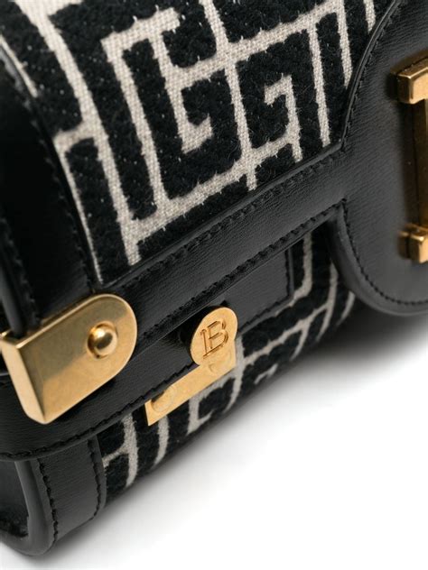 Balmain Pochette B Buzz Motif Monogramm Farfetch