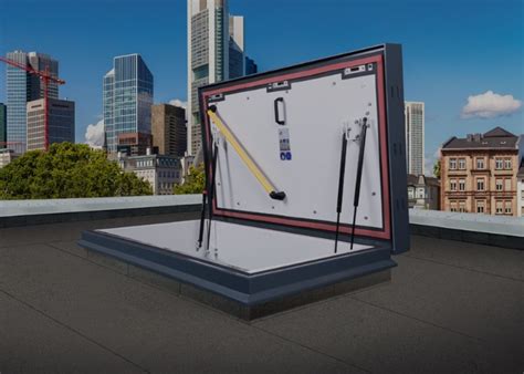 Roof Hatch With Fire Protection By Gorter Hatches