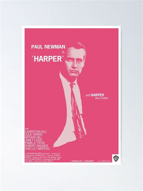 "Harper (1966) - Movie poster design" Poster for Sale by jackbooks ...